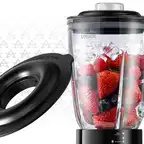 Blender Kielichowy 1500W Szklany 1,5l Bidon 600ml Ostrza Tytanowe Mocny
