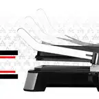 GRILL ELEKTRYCZNY GOFROWNICA OPIEKACZ TOSTER PANINI + GOFRY DUŻY MOC 2200W