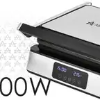 GRILL ELEKTRYCZNY GOFROWNICA OPIEKACZ TOSTER PANINI + GOFRY DUŻY MOC 2200W