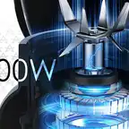 Blender Kielichowy 1500W Szklany 1,5l Bidon 600ml Ostrza Tytanowe Mocny